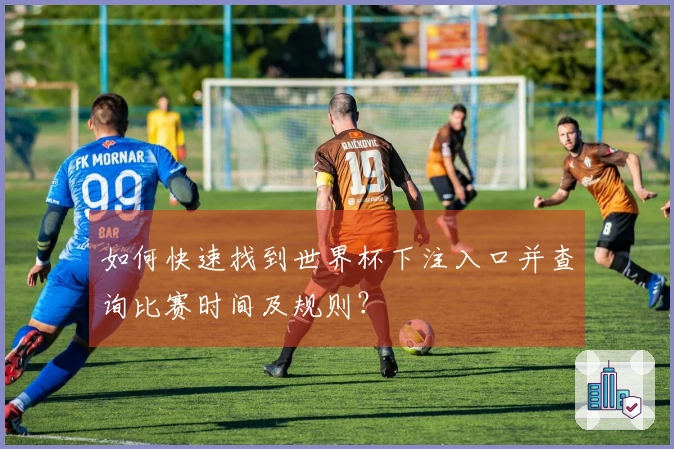 如何快速找到世界杯下注入口并查询比赛时间及规则？